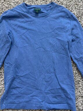 J crew 100% cotton blue long sleeve top